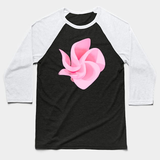 Frangipani bloom in pink Baseball T-Shirt by FlossOrFi